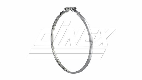 Colier sistem esapament (267mm, otel inoxidabil) potrivit MERCEDES potrivit MERCEDES ACTROS MP4   MP5, ANTOS, AROCS 471.943-OM936.916 07.11-