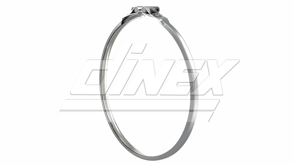 Colier sistem esapament (380mm, otel inoxidabil) potrivit MAN potrivit MAN TGS I, TGX I D1556LF08-D2676LF68 06.06-09.21