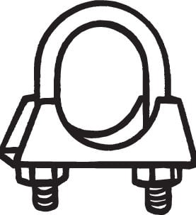 Colier sistem esapament (62mm) potrivit IVECO DAILY I, DAILY II, DAILY III, DAILY IV; MERCEDES 190 (W201), A (W169), B SPORTS TOURER (W245), G (W460), VIANO (W639) 1.4CNG-4.6 01.78- [2]