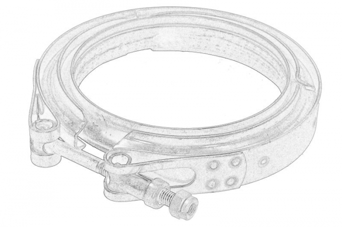 Colier sistem esapament potrivit MERCEDES