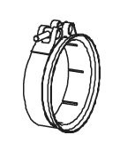 Colier sistem esapament potrivit MERCEDES; NEOPLAN [2]