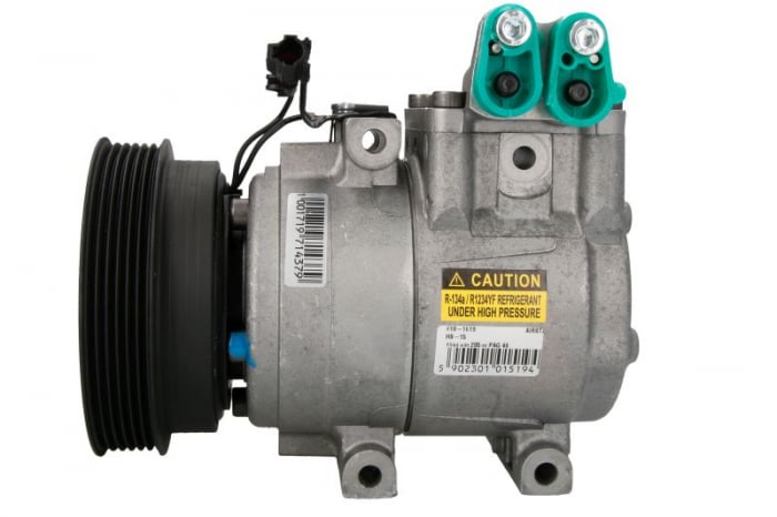 Compresor clima auto aer conditionat potrivit HYUNDAI ACCENT II, COUPE II, ELANTRA III, MATRIX, TIBURON 1.5-2.7 06.00-08.10