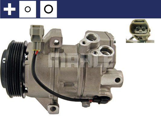 Compresor clima auto aer conditionat potrivit MITSUBISHI COLT CZC VI, COLT VI; SMART FORFOUR 1.1-1.5D 01.04-06.12