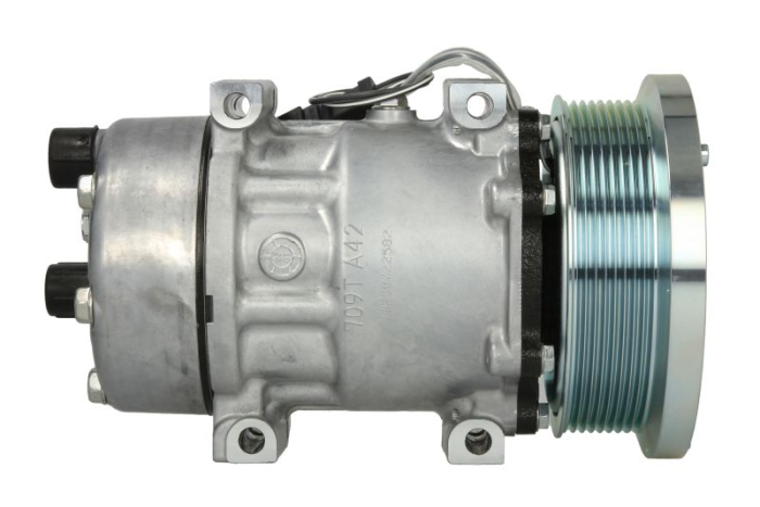 Compresor climatizare 12V potrivit CATERPILLAR 140M, 160M, 966H, 972H, AD63, TH220B; CHALLENGER MT 745D, MT 755D, MT 765D, MT 845E, MT 855E, MT 865 C, MT 865E; CLAAS 4000, 4500 [3]