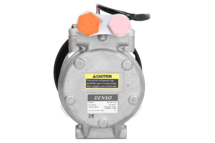 Compresor climatizare 24V (R134a) potrivit JOHN DEERE 300D, 310D, 315D, 410D, 4700, 510D, 5210, 5220, 5310, 5320, 5320N, 5410, 5420, 5420N, 5510, 5520, 5520N, 6100, 6200, 6300, 6400 [2]