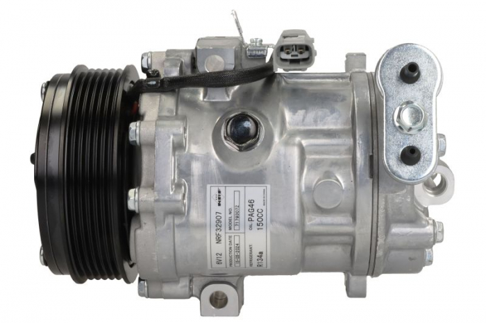 Compresor climatizare potrivit ABARTH GRANDE PUNTO, PUNTO, PUNTO EVO; ALFA ROMEO MITO; CITROEN NEMO, NEMO MINIVAN; FIAT BRAVO II, DOBLO, DOBLO CARGO, FIORINO, FIORINO MINIVAN 1.3D-1.6D 10.05-