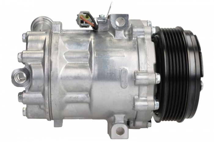 Compresor climatizare potrivit ABARTH GRANDE PUNTO, PUNTO, PUNTO EVO; ALFA ROMEO MITO; CITROEN NEMO, NEMO/MINIVAN; FIAT BRAVO II, DOBLO, DOBLO CARGO, FIORINO, FIORINO/MINIVAN 1.3D-1.6D 10.05- [4]