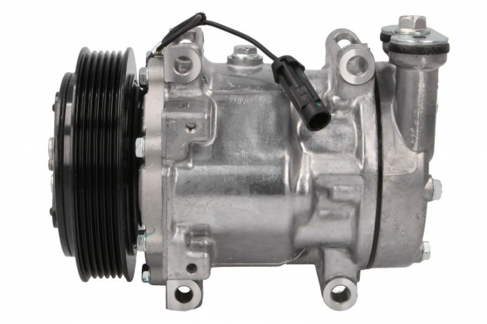 Compresor climatizare potrivit ALFA ROMEO 145, 146, 147, 156, 166, GT, GTV, SPIDER; FIAT BARCHETTA, BRAVA, BRAVO I, COUPE, MAREA, MULTIPLA, STILO; LANCIA DELTA II, LYBRA 1.4-3.2 04.95-09.10