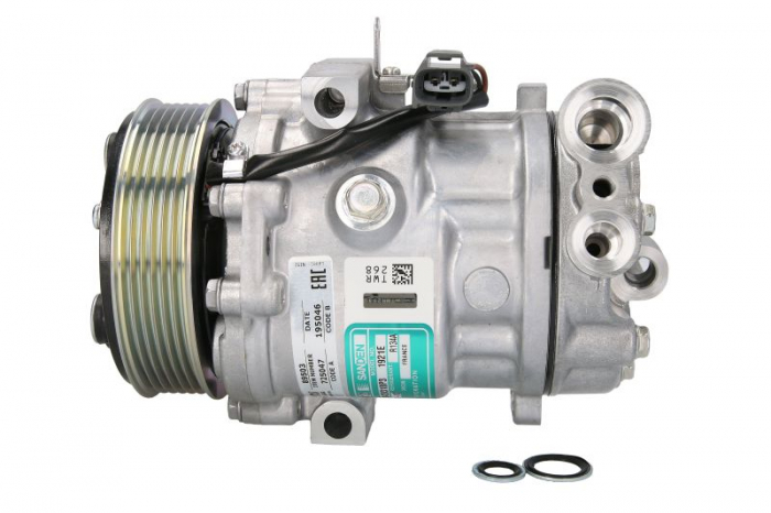 Compresor climatizare potrivit ALFA ROMEO MITO; FIAT DOBLO, DOBLO CARGO, FIORINO, FIORINO MINIVAN, GRANDE PUNTO, LINEA, PUNTO, PUNTO EVO, PUNTO EVO HATCHBACK 1.3D 1.4 1.4CNG 10.05-