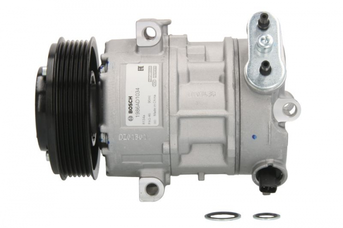 Compresor climatizare potrivit ALFA ROMEO MITO; FIAT DOBLO, DOBLO CARGO, FIORINO, FIORINO MINIVAN, GRANDE PUNTO, LINEA, PUNTO, PUNTO EVO, PUNTO EVO HATCHBACK, PUNTO HATCHBACK 1.3D 1.7D 10.05-