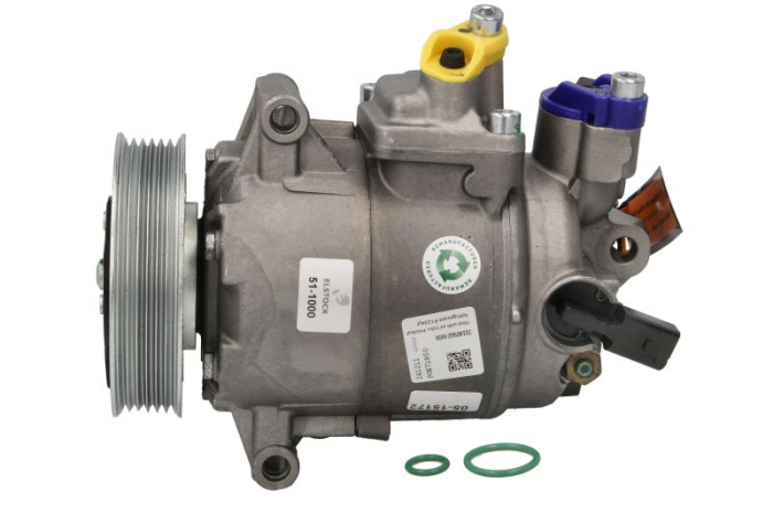 Compresor climatizare potrivit AUDI A1, A1 ALLSTREET, A1 CITY CARVER, A3, Q2, Q3, TT; SEAT ARONA, ATECA, IBIZA IV, IBIZA IV SC, IBIZA IV ST, IBIZA V, LEON, LEON SC, LEON ST 1.0-2.5 08.08-