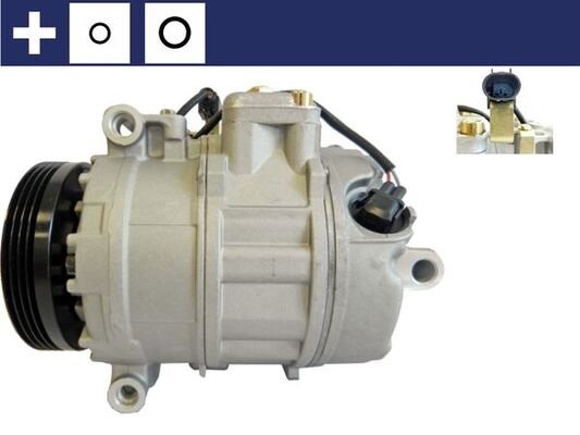 Compresor climatizare potrivit BMW 5 (E60), 5 (E61), 7 (E65, E66, E67) 2.0D 4.4D 03.05-05.10