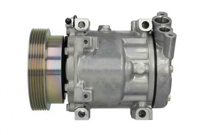 Compresor climatizare potrivit DACIA DUSTER, DUSTER SUV, LOGAN, LOGAN EXPRESS, LOGAN MCV, SANDERO; LADA LARGUS; RENAULT CLIO II, DUSTER, LOGAN I, SANDERO STEPWAY I 1.2-1.6LPG 09.98-