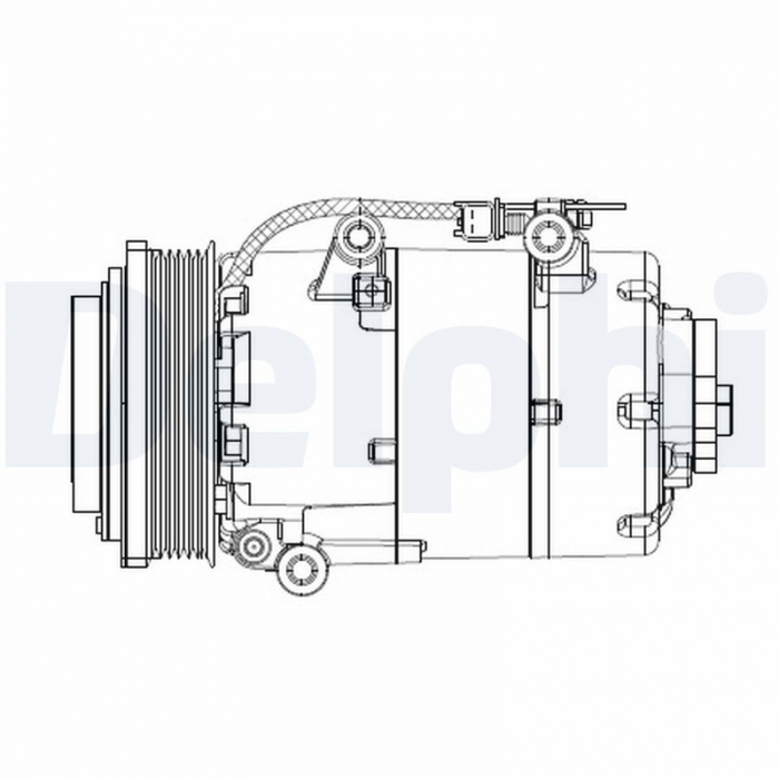 Compresor climatizare potrivit FORD C-MAX, FOCUS C-MAX, FOCUS II 1.8D 07.04-09.12