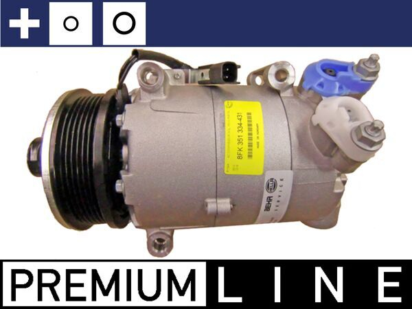 Compresor climatizare potrivit FORD C-MAX II, FOCUS III, FOCUS III HATCHBACK, GALAXY II, GALAXY MK II, GRAND C-MAX, KUGA I, MONDEO IV, S-MAX; LAND ROVER RANGE ROVER EVOQUE 2.0D 2.2D 05.06-12.19
