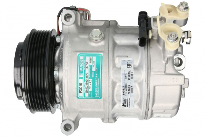 Compresor climatizare potrivit JAGUAR E-PACE, F-PACE, F-TYPE, XE, XF II, XF SPORTBRAKE, XJ; LAND ROVER DEFENDER, DISCOVERY IV, DISCOVERY SPORT, DISCOVERY V, RANGE ROVER EVOQUE 1.5H-5.0 10.09-