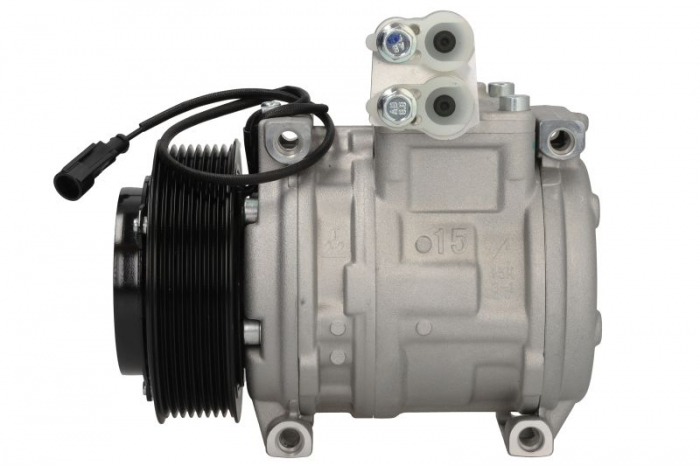 Compresor climatizare potrivit JOHN DEERE 3200 A, 3200 AX, 3400 A, 3400 AX, 6010 SE, 6020 SE, 6110, 6110 E, 6110 SE, 6120, 6210, 6220, 6310, 6320, 6410, 6420, 6420 S, 6510, 6520, 6610