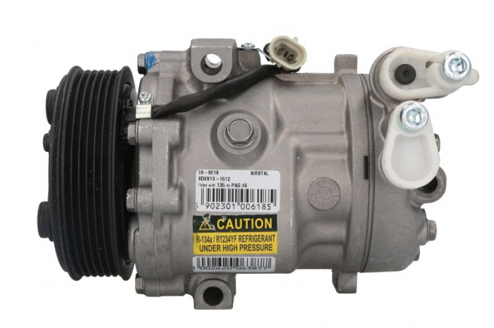 Compresor climatizare potrivit OPEL AGILA, ASTRA G, COMBO TOUR, COMBO MINIVAN, CORSA C, CORSA C HATCHBACK, MERIVA A, TIGRA; SUZUKI IGNIS II, SPLASH, SWIFT III, SWIFT IV, WAGON R+ 1.3D 1.6 09.00-