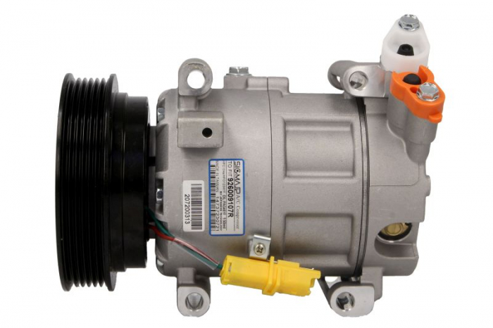Compresor climatizare potrivit RENAULT CLIO III, CLIO III HATCHBACK, KANGOO BE BOP, KANGOO EXPRESS, KANGOO II, MODUS, TWINGO II, WIND 1.4-1.6LPG 09.04-