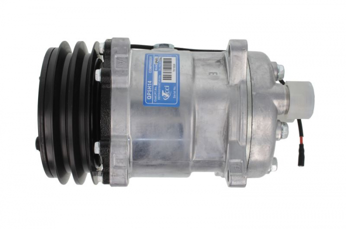 Compresor climatizare (R134a) potrivit CASE IH 1060 C, 1070 C, 1075 C, 1095 C; NEW HOLLAND TN 60 DA 2WD, TN 60 DA 4WD, TN 60 SA, TN 65 F, TN 70 DA 2WD, TN 70 DA 4WD, TN 75 DA 2WD, TN 75 DA 4WD