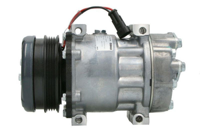 Compresor climatizare (R134a) potrivit CASE IH 110, 115, 120, 125, 130, 140; CASE-STEYR 4110 CLASSIC, 4110 CVT, 4120, 4120 CVT, 4130 CLASSIC, 4130 CVT; NEW HOLLAND T6.120 2WD, T6.120 4WD