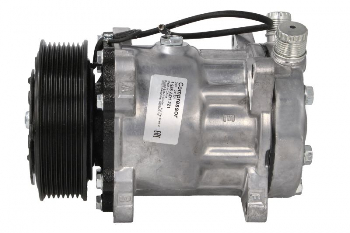 Compresor climatizare (R134a) potrivit CASE IH 110, 120, 130, 140, 120 2WD, 120 4WD, 130 2WD, 130 4WD, 135, 140 2WD, 140 4WD, 150, 155 2WD, 155 4WD, 165, 175 2WD, 175 4WD, 180, 190 2WD, 190 4WD