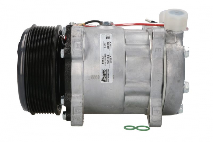 Compresor climatizare (R134a) potrivit CASE IH 110, 120, 130, 140, 120 2WD, 120 4WD, 130 2WD, 130 4WD, 135, 140 2WD, 140 4WD, 150, 155 2WD, 155 4WD, 165, 175 2WD, 175 4WD, 180, 190 2WD, 190 4WD