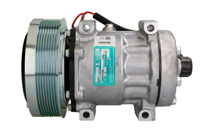 Compresor climatizare (R134a) potrivit CASE IH 235, 260, 290, 315, 340, 370; NEW HOLLAND T8.300, T8.330, T8.360, T8.390, T8.420