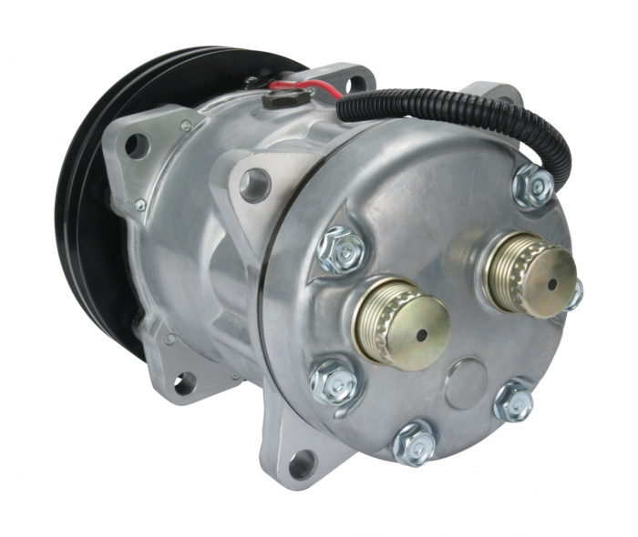 Compresor climatizare (R134a) potrivit CASE IH 48, 48 A, 52 2WD, 52 4WD, 58, 58 A, 63 2WD, 63 4WD, 68, 68 A, 75, 75 A, 235, 260, 290, 315, 340, 370, 110, 115, 120, 125, 130, 140, 120 2WD, 120 4WD [2]