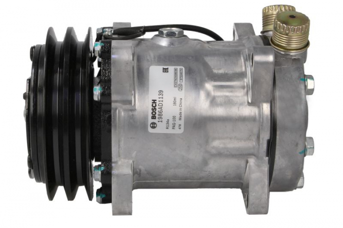 Compresor climatizare (R134a) potrivit CASE IH 70 2WD, 70 4WD, 80 2WD, 80 4WD, 90 2WD, 90 4WD, 95 2WD, 95 4WD; FIAT 140-90 DT, 160-90 DT, 180-90 DT, F 100, F 110, F 115, F 120, F 130, F 140, L 60