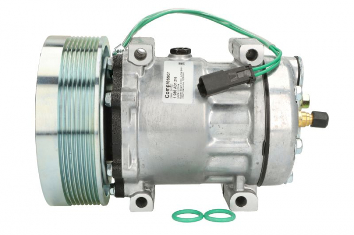 Compresor climatizare (R134a) potrivit CATERPILLAR 120H, 120K, 120K2, 120M, 135H, 140H, 140K, 621B, 621E, 621F, 621G, 623B, 623E, 623F, 623G, 627F, 627G, 631D, 631E, 631G, 633D, 633E II, 637E