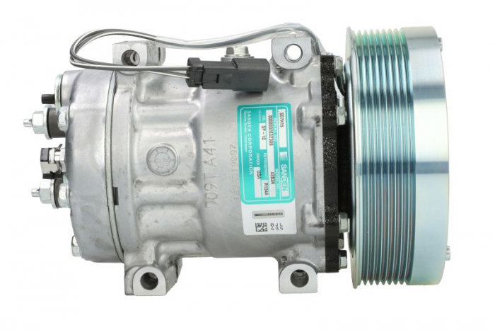 Compresor climatizare (R134a) potrivit CLAAS; FENDT, CATERPILLAR 416 F, 420 F, 428 F, 430 F, 432 F, 434F, 444F, 450 F [4]