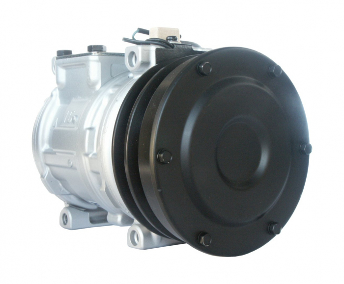 Compresor climatizare (R134a) potrivit JOHN DEERE 105, 200, 208, 2000, 2005, 2010, 2010C, 2020, 2030, 2030OU, 2035, 2035EF, 2040, 2040F, 2040S, 2054, 2054M, 2056, 2058, 2064, 2066, 2200, 2210