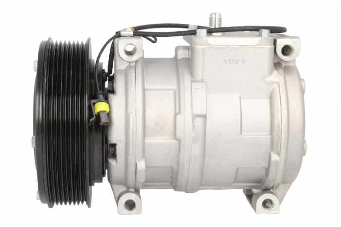 Compresor climatizare (R134a) potrivit JOHN DEERE 300D, 310D, 315D, 410D, 4700, 510D, 5210, 5220, 5310, 5320, 5320N, 5410, 5420, 5420N, 5510, 5520, 5520N, 6100, 6200, 6300, 6400, 6403, 6506