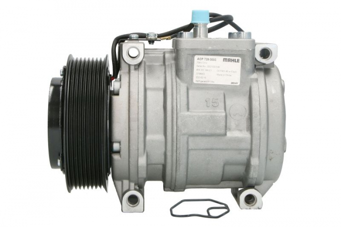 Compresor climatizare (R134a) potrivit JOHN DEERE 3200 A, 3200 AX, 3400 A, 3400 AX, 5070M 2WD, 5070M 4WD, 5080R, 5080RN, 5090R, 5090RN, 5100R, 5100RN, 5620, 5720, 5820, 6010 SE, 6020 SE, 6100