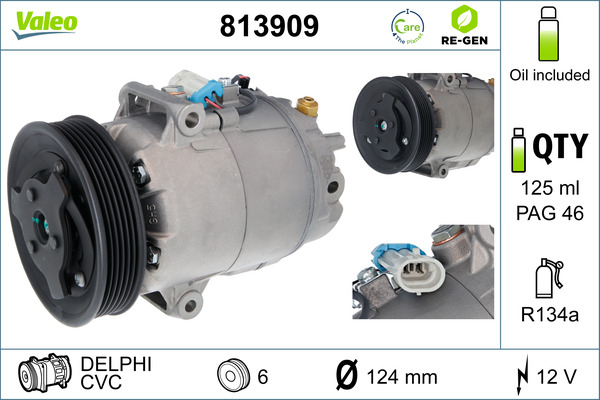 Compresor climatizare (reconditonat) potrivit OPEL ASTRA J, ASTRA J GTC, MERIVA B 1.4 1.4LPG 12.09-