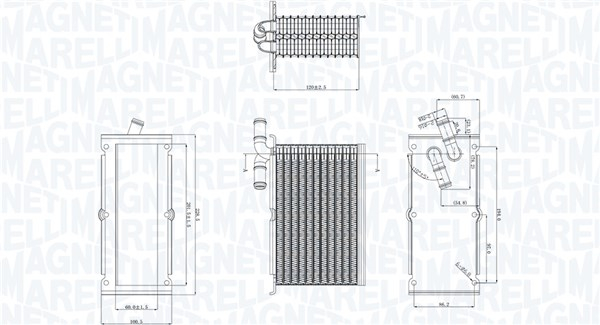 Compresor intercooler potrivit AUDI A1, A3; SEAT ALTEA, ALTEA XL, LEON, TOLEDO III, TOLEDO IV; SKODA OCTAVIA II, RAPID, SUPERB II, YETI; VW EOS, GOLF PLUS V, GOLF V, GOLF VI, JETTA III 1.2/1.4 2007-20 [3]