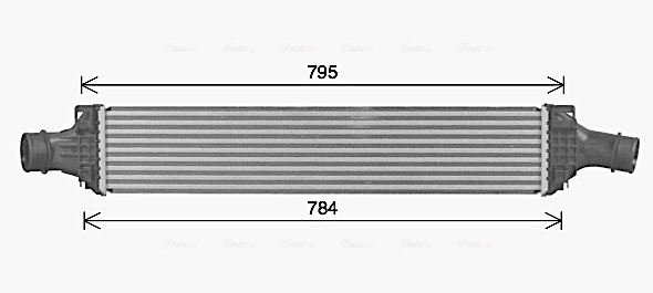 Compresor intercooler potrivit AUDI A4 B9, A5 3.0 05.16-