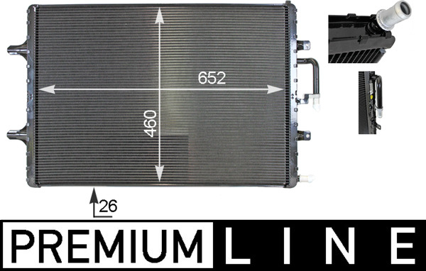 Compresor intercooler potrivit AUDI A6 C7, A7 4.0 01.13-09.18