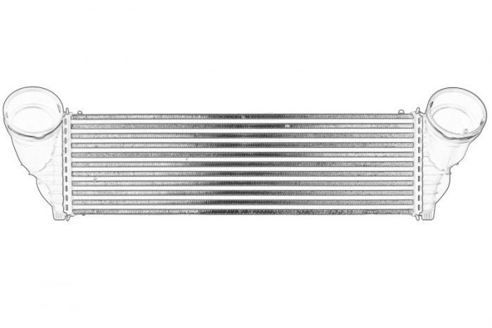 Compresor intercooler potrivit BMW X5 (F15, F85) 2.0D 12.13-07.18