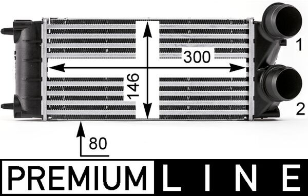 Compresor intercooler potrivit DS DS 4, DS 5; CITROEN BERLINGO, BERLINGO MULTISPACE, BERLINGO MINIVAN, C4 II, C4 PICASSO I, DS4, DS5; PEUGEOT 3008 I, 308, 308 I, 5008, 5008 I, PARTNER 1.2 1.6D 09.07-