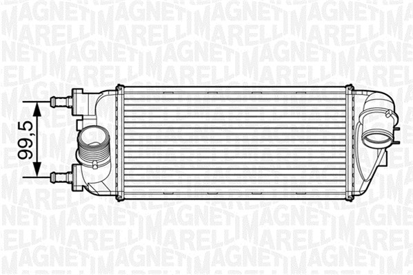 Compresor intercooler potrivit FIAT 500, 500 C, PANDA 0.9-1.4 10.07- [3]