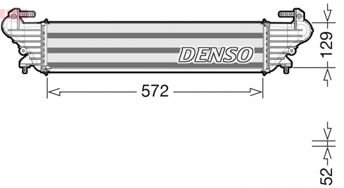 Compresor intercooler potrivit FIAT 500L, TIPO 0.9-1.6D 09.12-