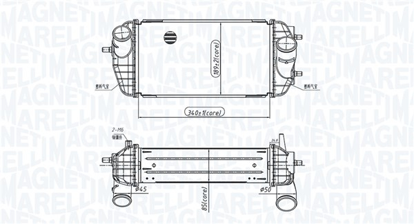 Compresor intercooler potrivit KIA SPORTAGE IV 1.6 09.15-09.22
