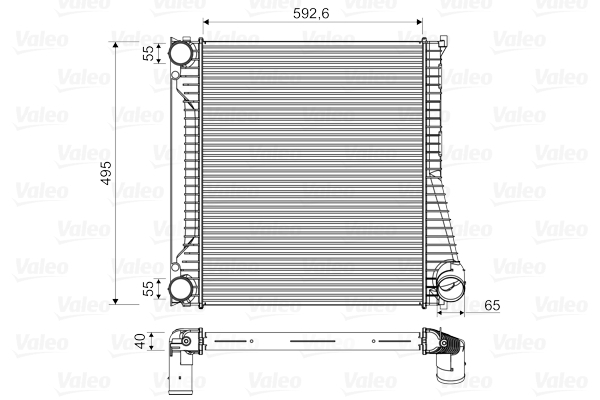 Compresor intercooler potrivit LAND ROVER DISCOVERY IV, RANGE ROVER SPORT I 3.0D 09.09-12.18