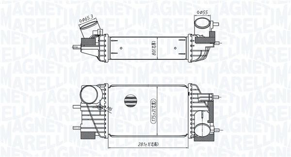 Compresor intercooler potrivit NISSAN JUKE 1.6 06.10-12.19