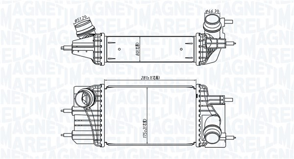 Compresor intercooler potrivit NISSAN JUKE, NV200, NV200   EVALIA, PULSAR 1.5D 02.10-