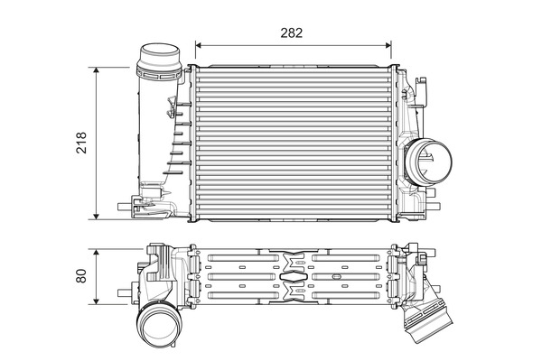 Compresor intercooler potrivit RENAULT AUSTRAL, CAPTUR I, GRAND SCENIC IV, KADJAR, MEGANE IV, SCENIC IV, TALISMAN 1.3/1.3H 01.18- [3]