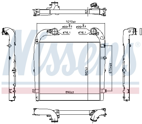 Compresor intercooler potrivit SCANIA G I, P I, R I, R II, S DC13.05-DT16.08 dupa 2004 [3]