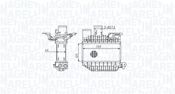Compresor intercooler potrivit TOYOTA AVENSIS, AVENSIS VERSO, COROLLA, COROLLA VERSO 2.0D 10.99-03.09 [3]